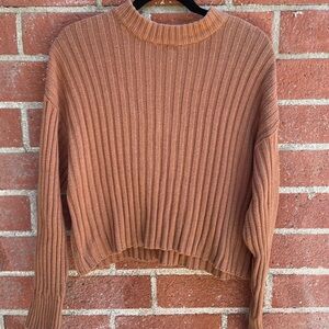 American Eagle Ribbed Crew Neck Sweater